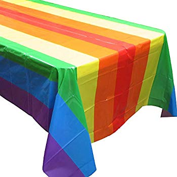 Rainbow Tablecover Party